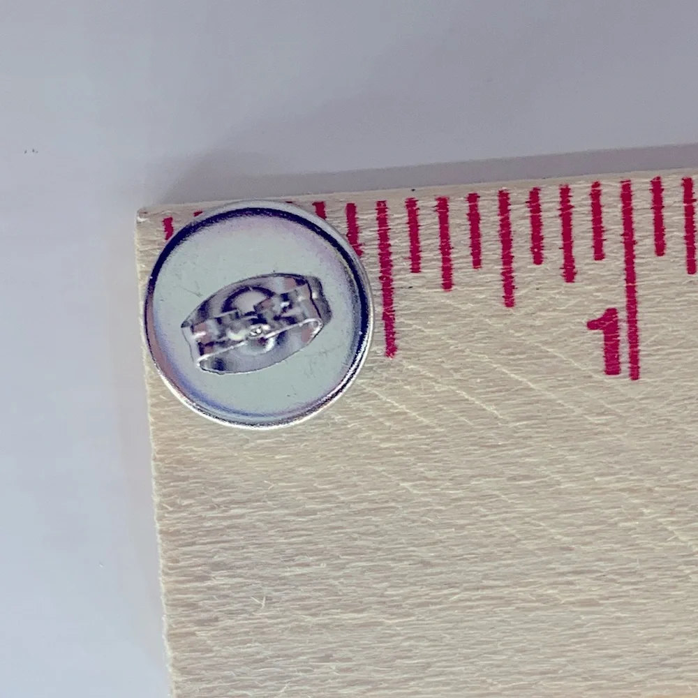 🖤Pick Any 3 for $12🖤 Faux Druzy Stud Stainless Steel Earrings - Picture 5 of 7